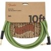 Fender Festival 099-0910-062 Pure Hemp GRN 10' / 3m kabel instrumentalny